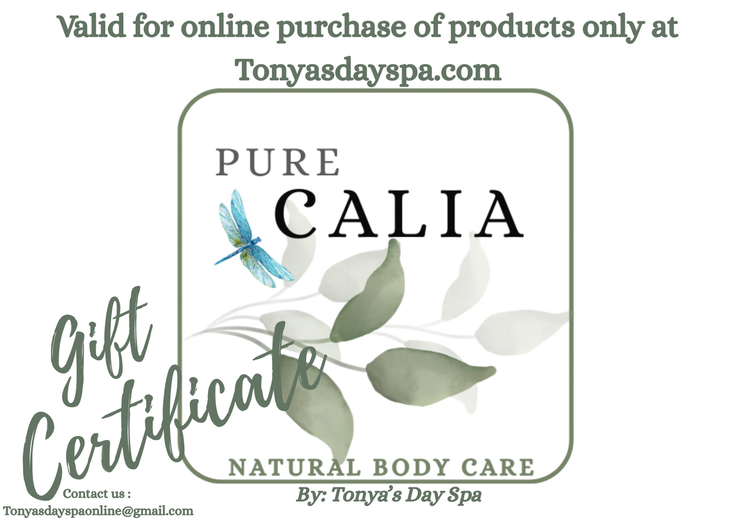 PURE CALIA Gift Card