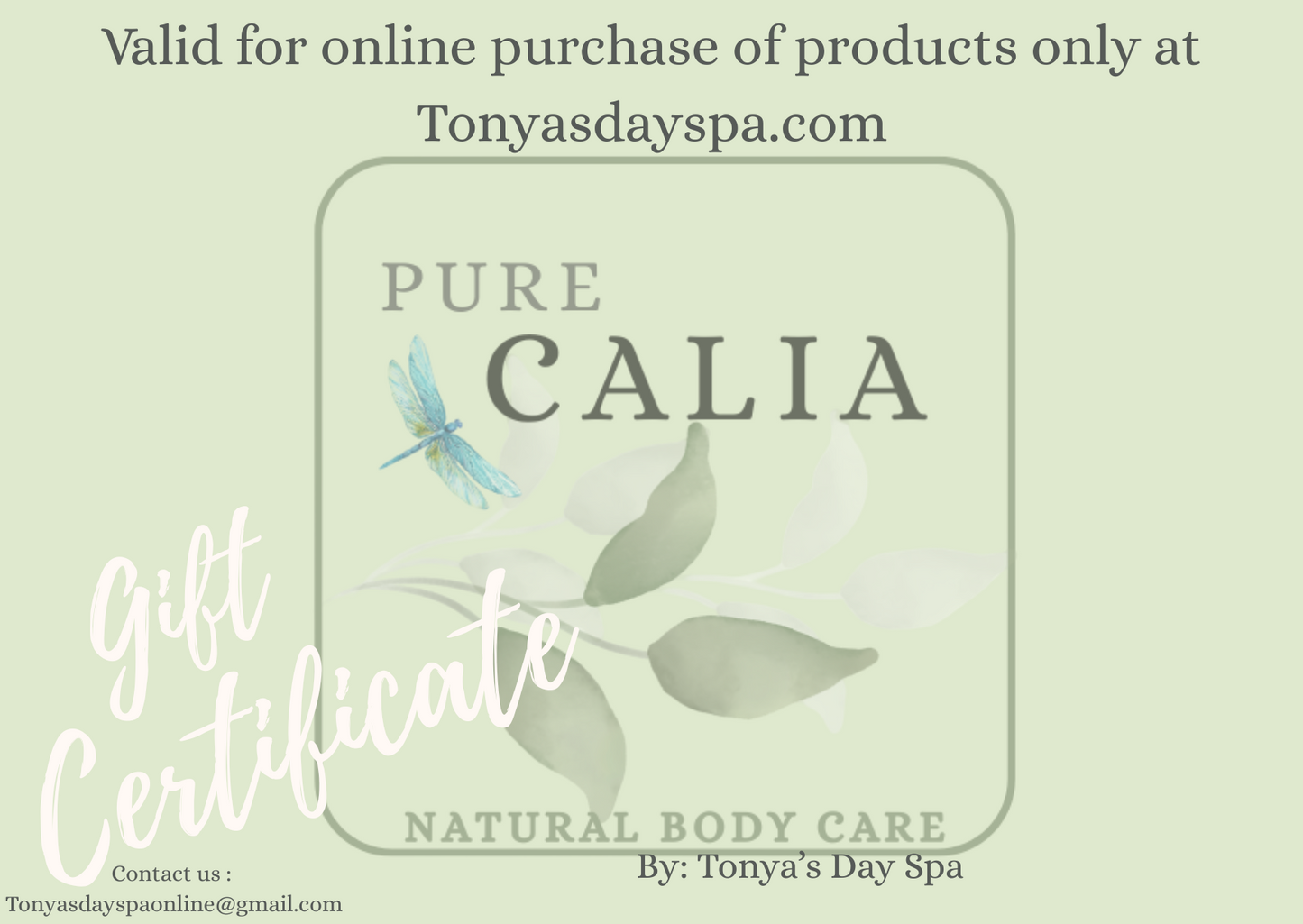 PURE CALIA Gift Card