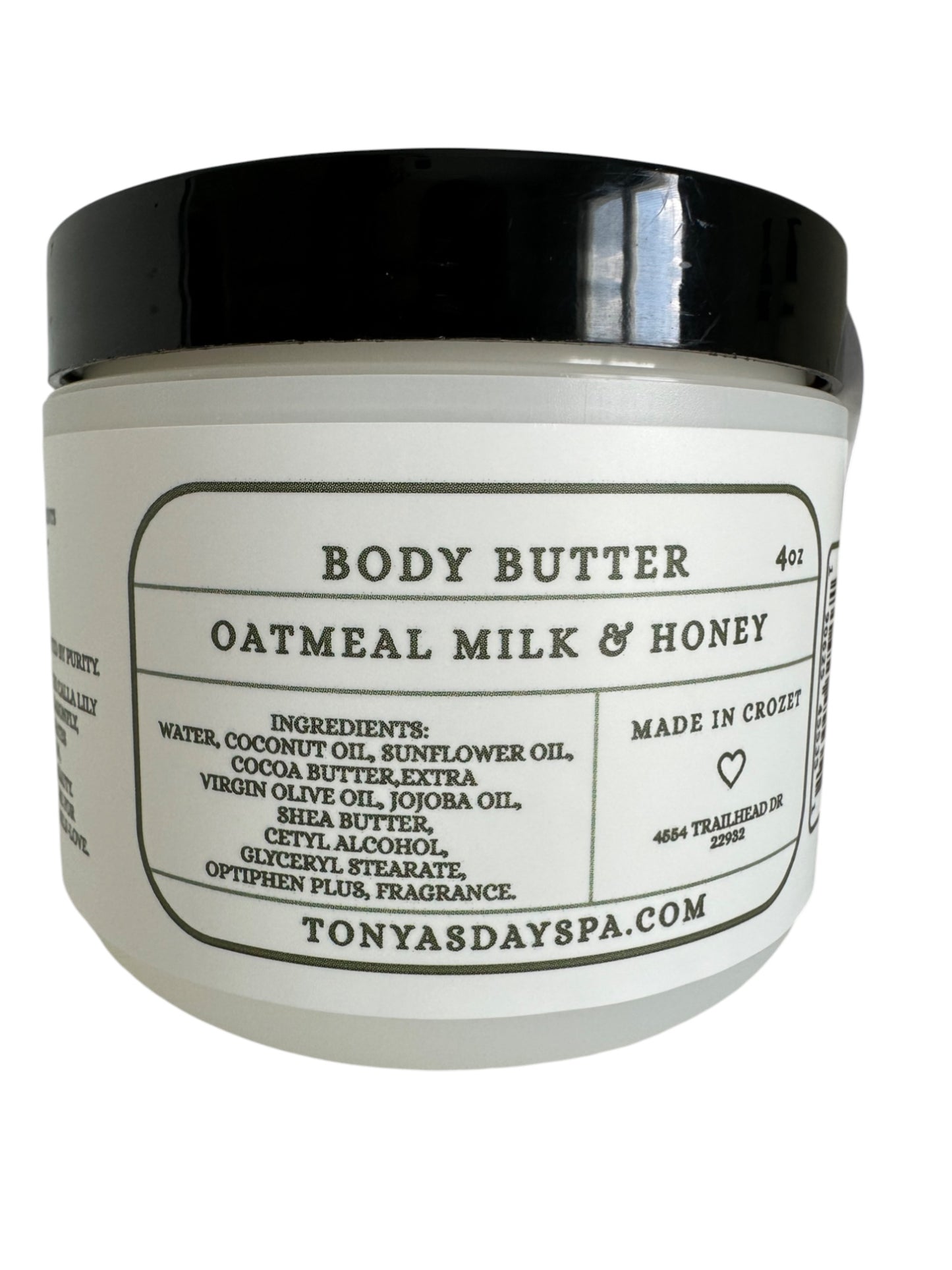Oatmeal Milk & Honey 4oz- Body Butter