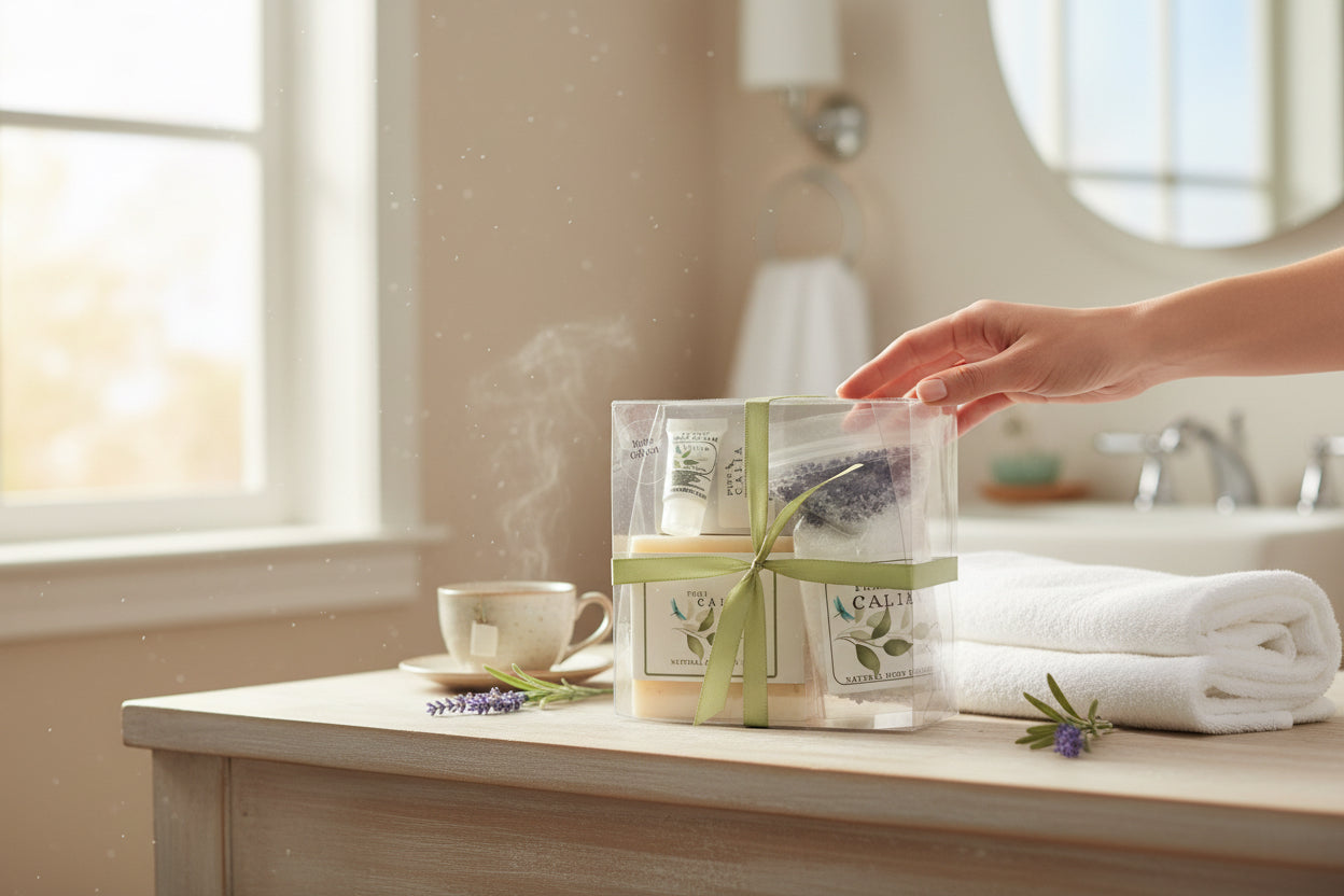 Lavender Shores Bath Salts Set