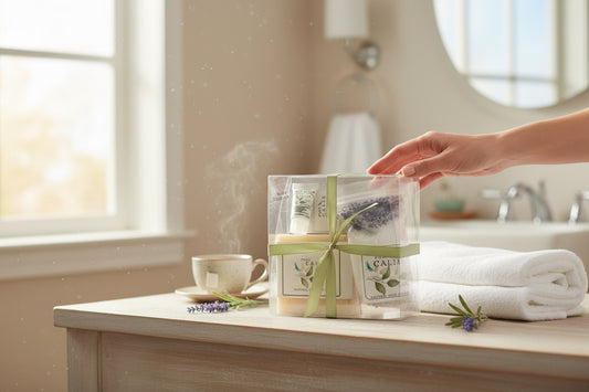 Lavender Shores Bath Salts Set