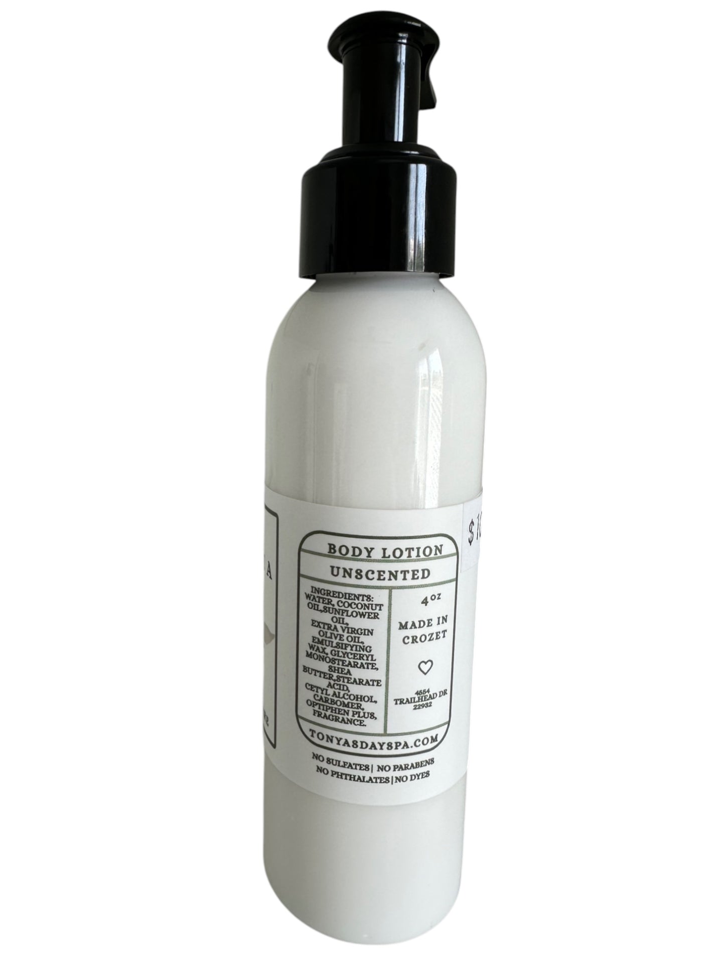 Body Lotion 4 oz Pump Bottle