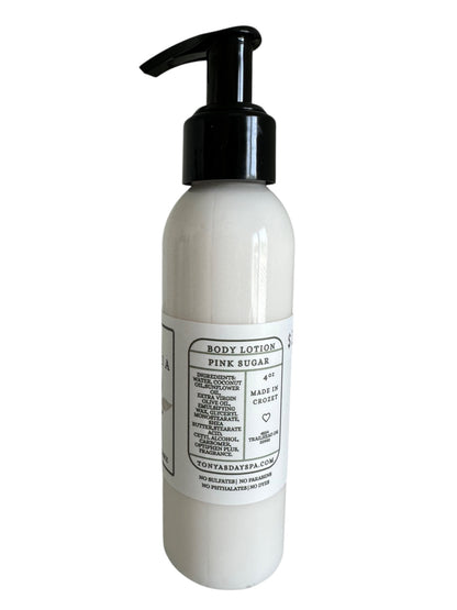 Body Lotion 4 oz Pump Bottle