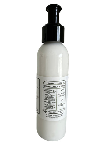 Body Lotion 4 oz Pump Bottle