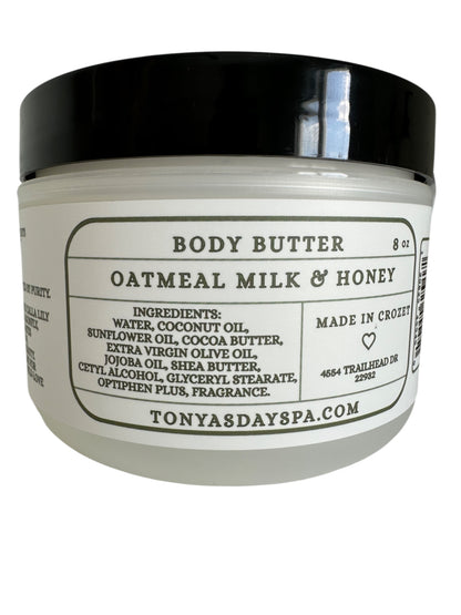 Oatmeal Milk & Honey 8oz-Body Butter